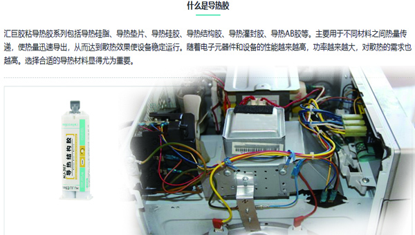 使用有机硅导热胶可有效帮助微波炉内部芯片散热