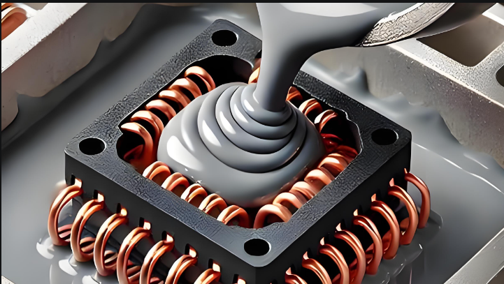 导热硅脂提高芯片与散热部件之间的热传导防止BMS芯片过热